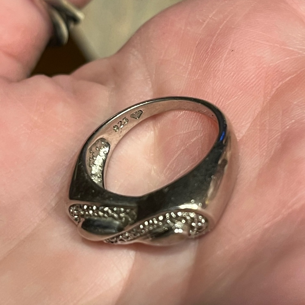 Sterling Silver Infinity Ring - Picture 7 of 11